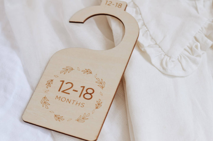 Wooden Baby Hanging Closet Dividers for Nursery Wardrobe