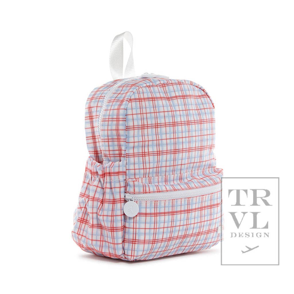 Mini Backer - Classic Plaid Red Backpack