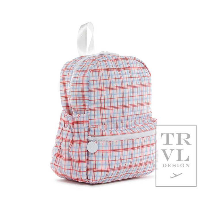Mini Backer - Classic Plaid Red Backpack