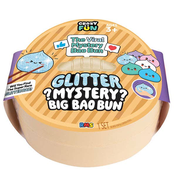 Crazy Fun 7" Bao Bun Mystery Squishy Rare Glitter