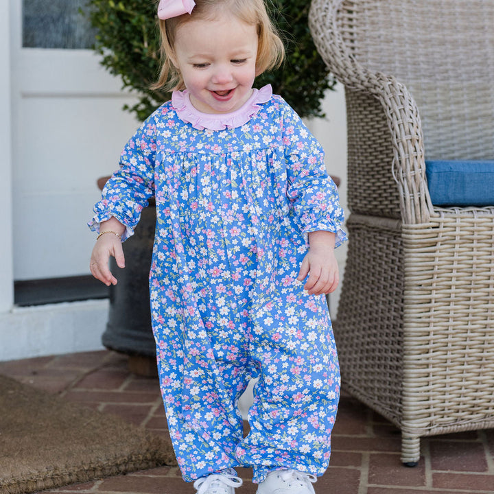 Lila Long Bubble, Floral Knit