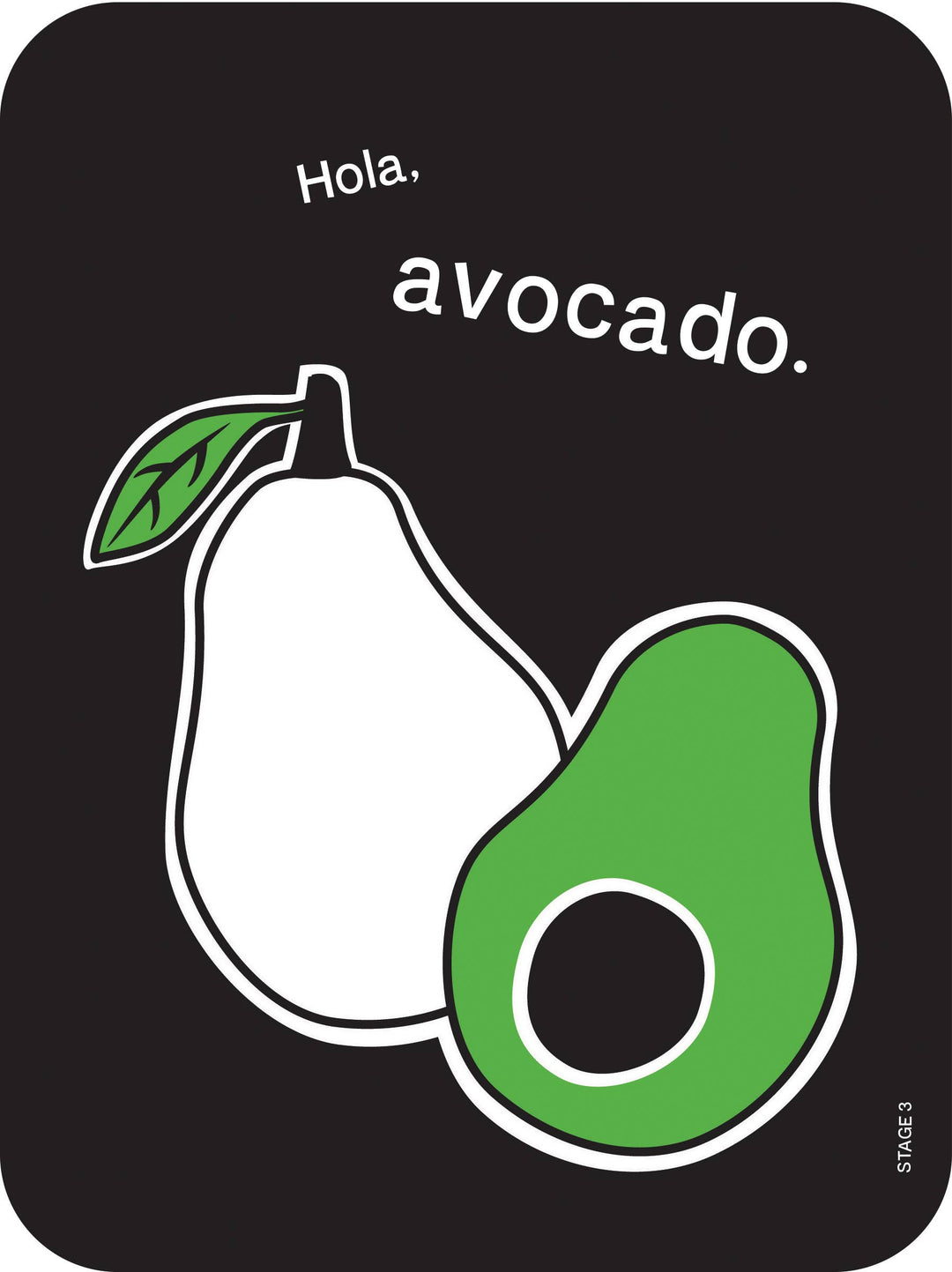 SmartContrast Montessori Cards - Hello, My Food