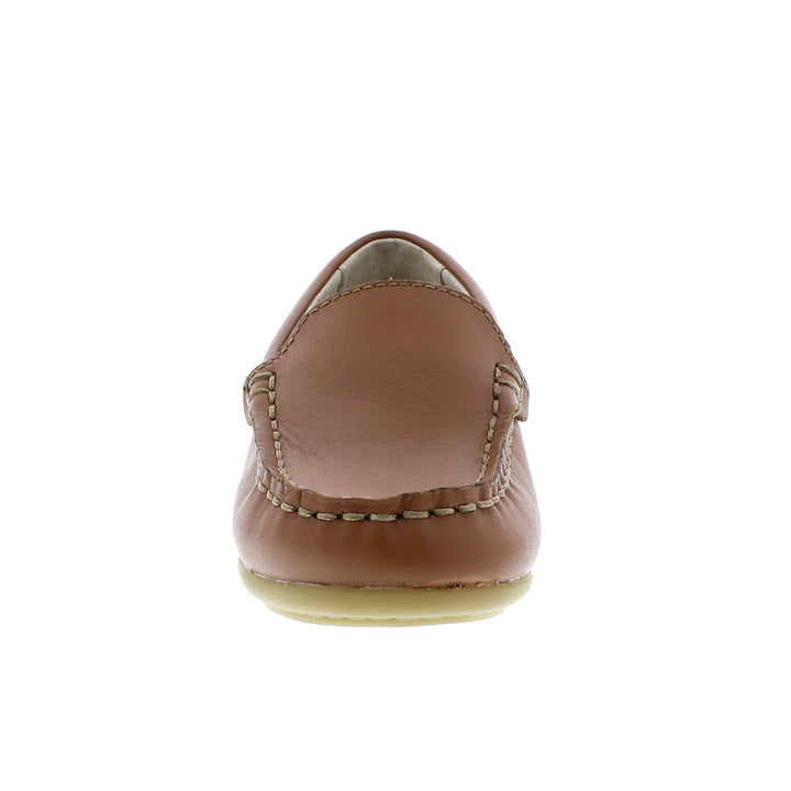Brooklyn Chestnut Leather Moccasin Loafer