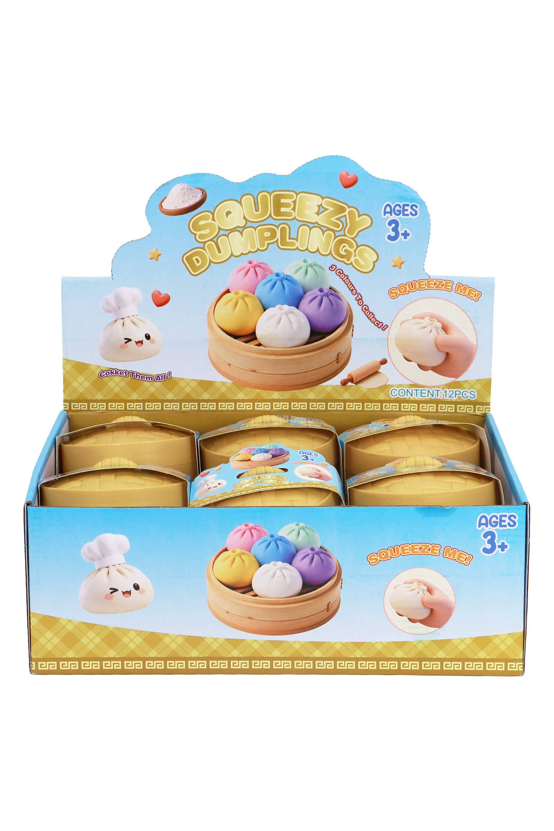 Ombre Dumpling Soft Slime Filled Squishy Blind Box - Assorted
