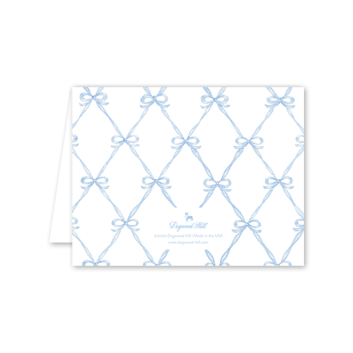 Rattle and Bow Blue