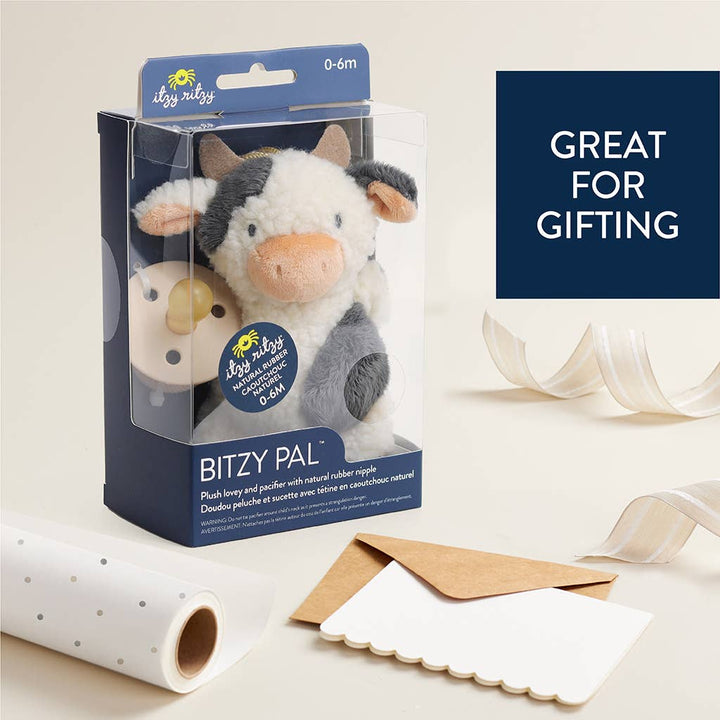Bitzy Pal Natural Rubber Pacifier &amp; Plush