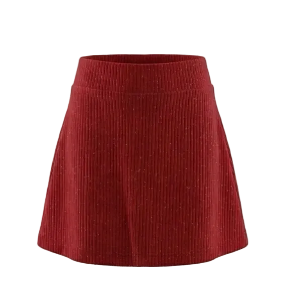 Libba Skirt Red Velour