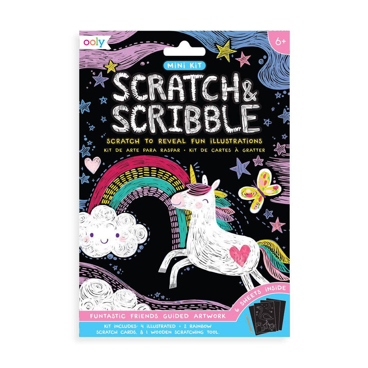 Scratch &amp; Scribble: Mini Kit - Funtastic Friends