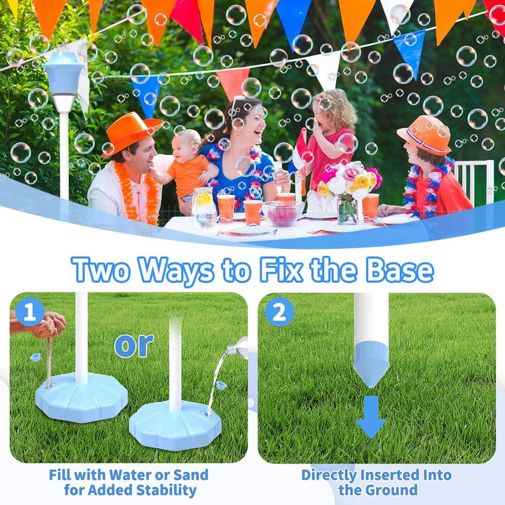 Automatic Standing Bubble Maker Machine Height Adjustable