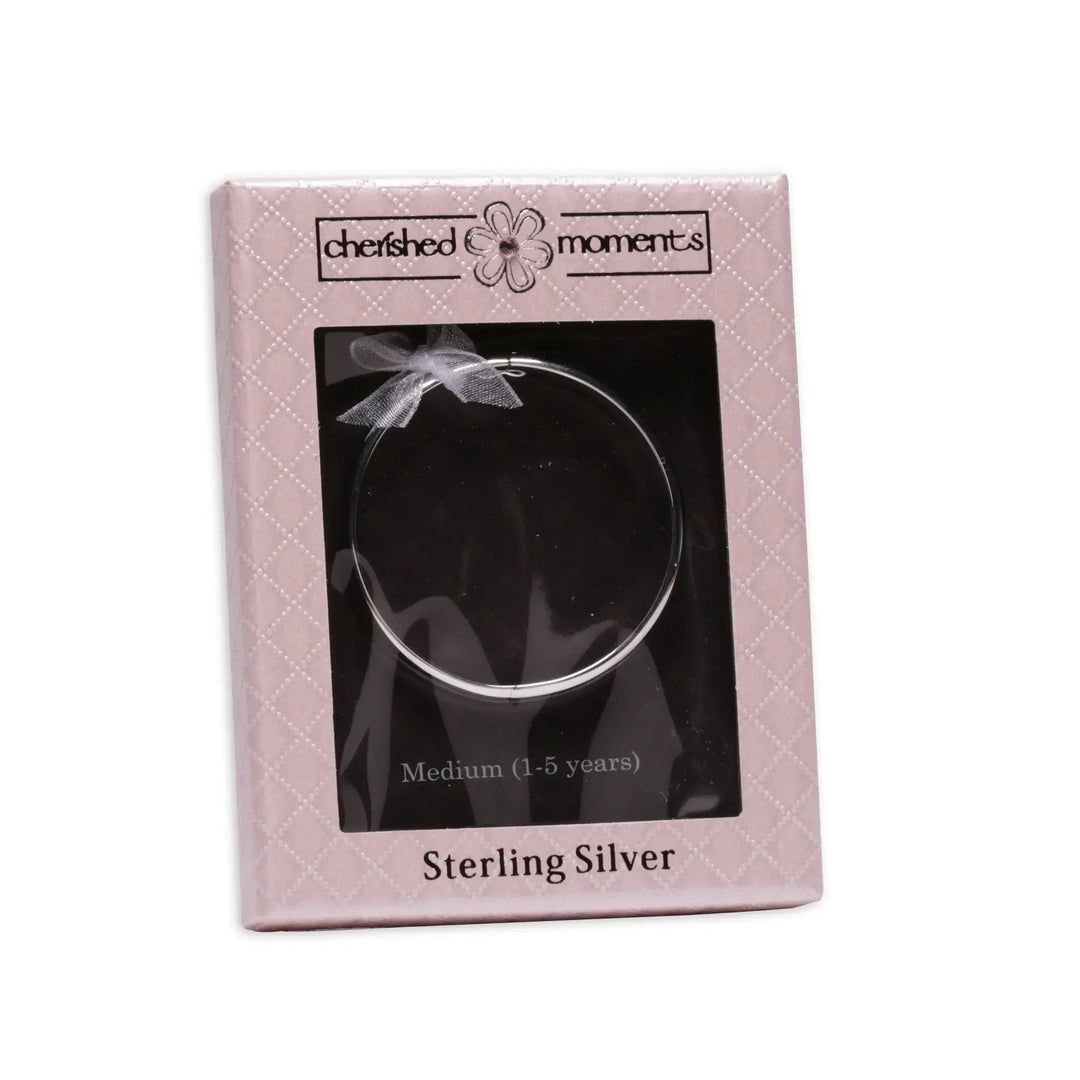 Classic Silver Baby Bangle Bracelet