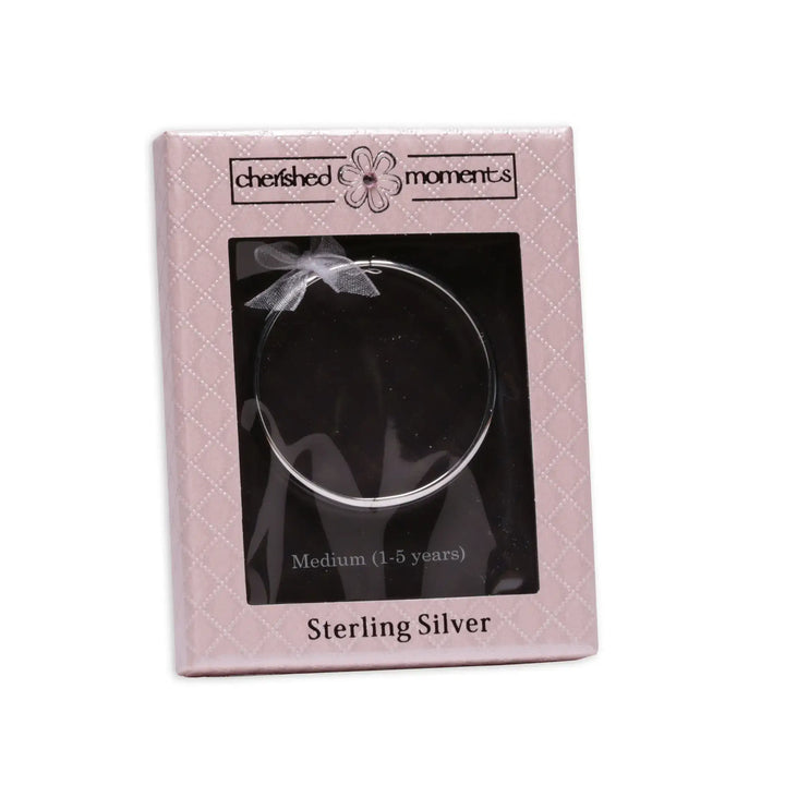 Classic Silver Baby Bangle Bracelet