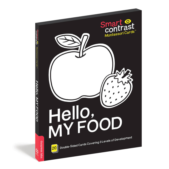 SmartContrast Montessori Cards - Hello, My Food