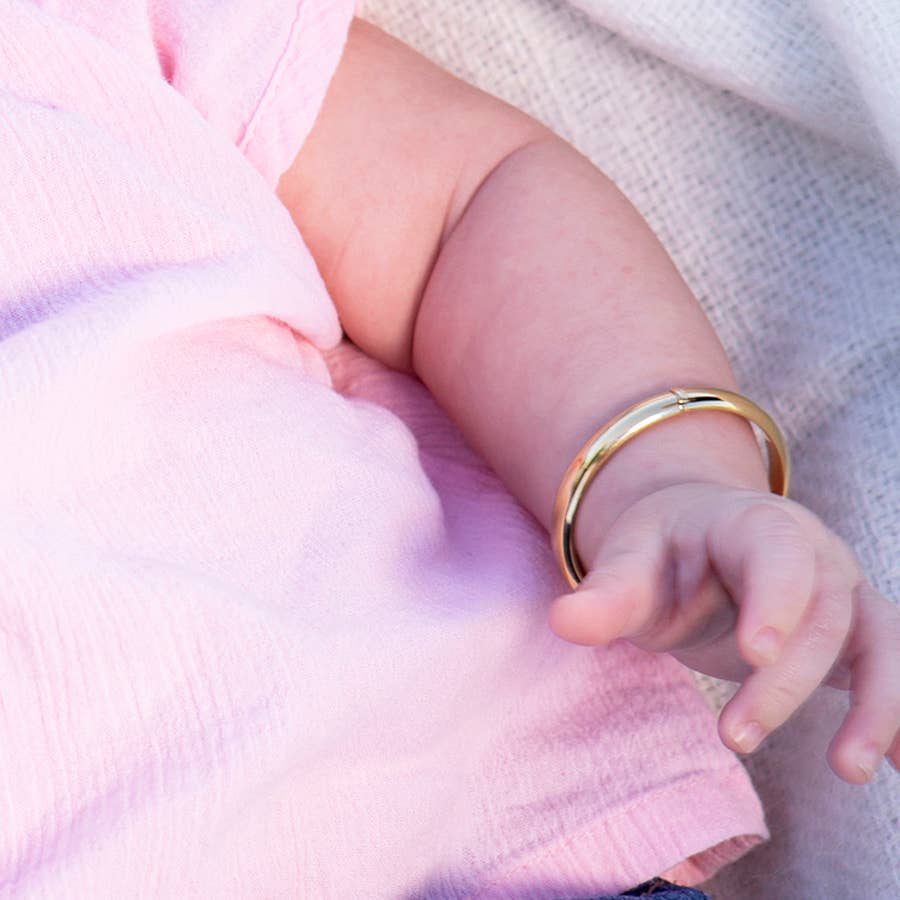 Gold Classic Baby Bangle