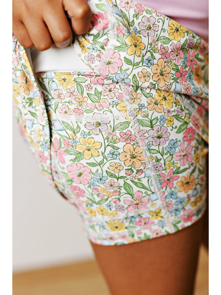 Boho Floral Tennis Skirt