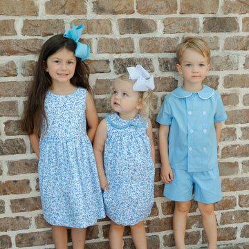 Summer Blue - Dressy Short Set