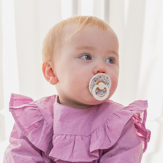 BIBS x LIBERTY De Lux 2 Pack Pacifiers Round