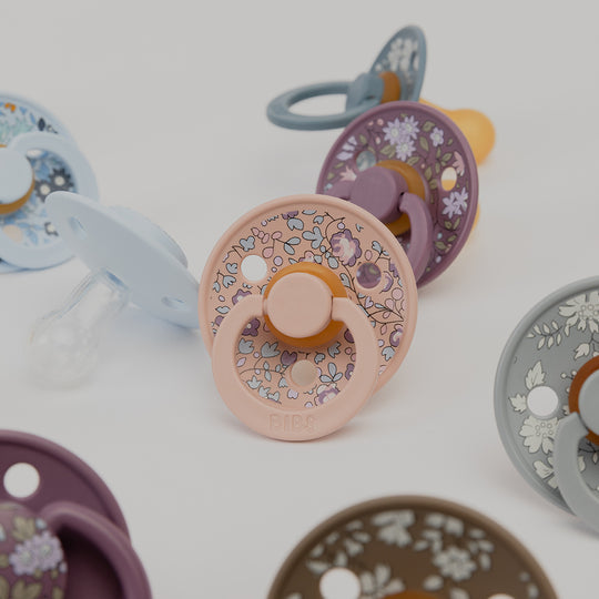 BIBS x LIBERTY De Lux 2 Pack Pacifiers Round