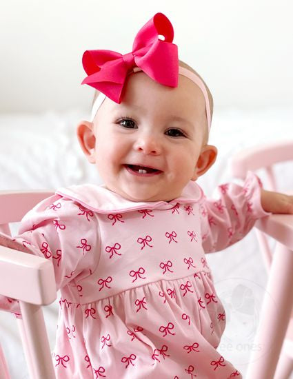 2 Add a Bow Elastic Babybands - Various Colors