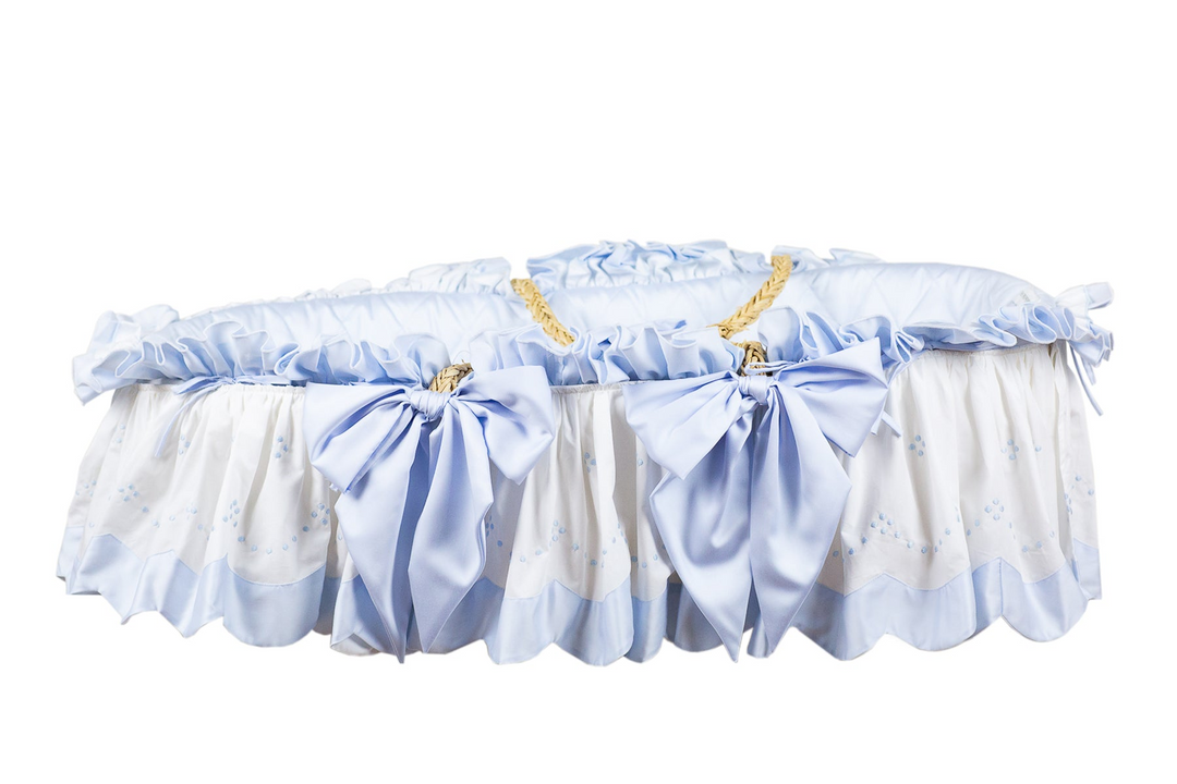 Blue Moses Basket