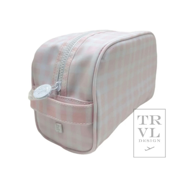 Stow It - Pimlico Plaid Pink Dopp Bag