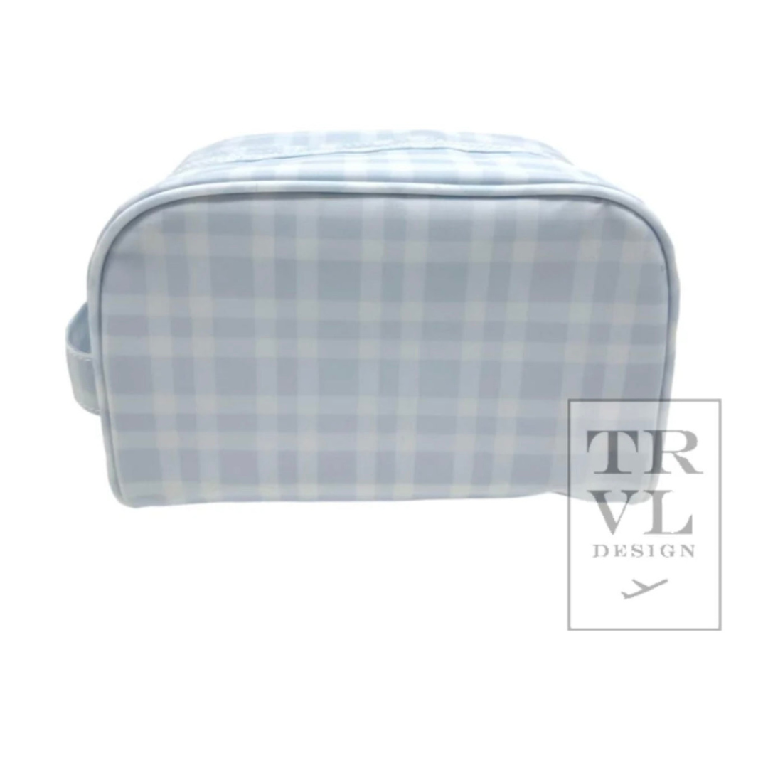 Stow It - Pimlico Plaid Blue Dopp Bag