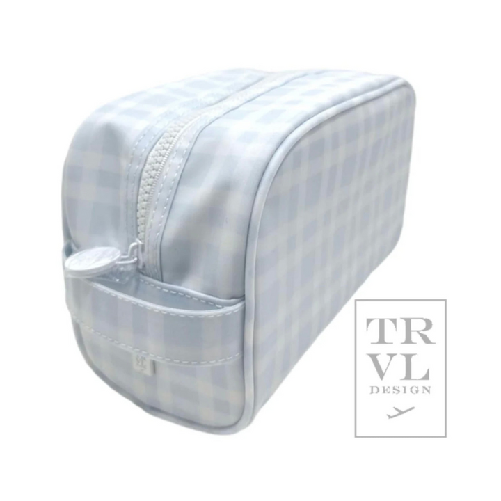 Stow It - Pimlico Plaid Blue Dopp Bag