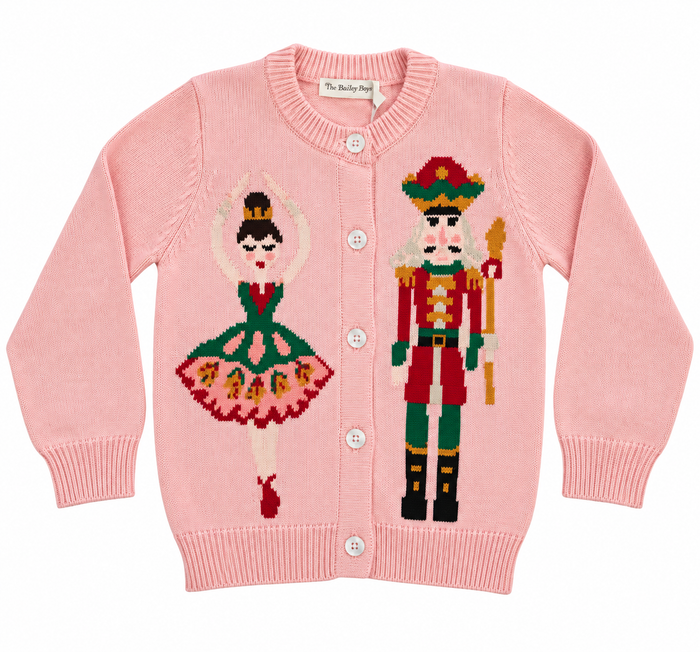 Cindy Nutcracker Knit Sweater Pink