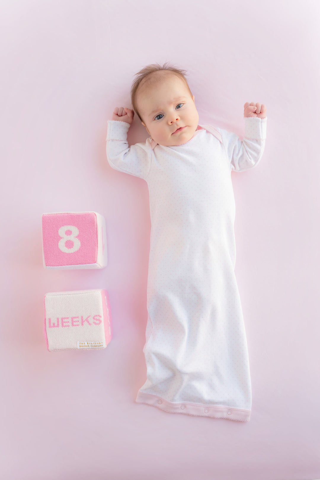 Blaylock Blocks - Hamptons Hot Pink, Palm Beach Pink, &amp; Palmetto Pearl