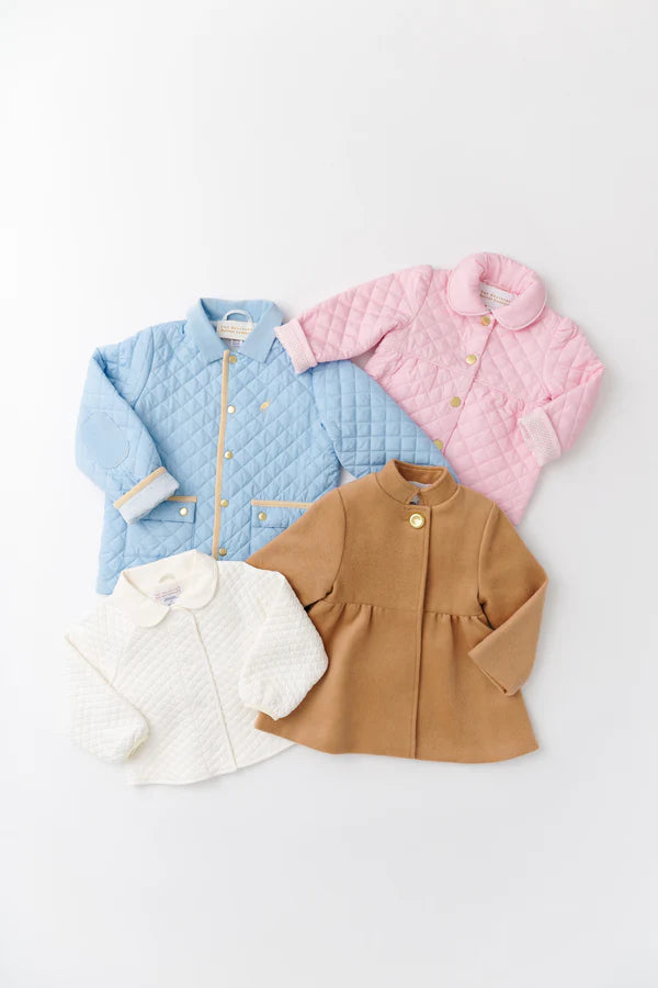 Caldwell Quilted Coat - Barrington Blue/Barrington Blue Mini Windowpane/Keeneland Khaki