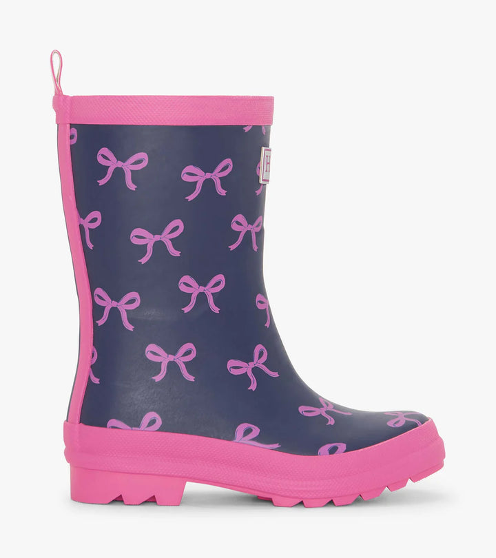 Teeny Bows Matte Rain Boots