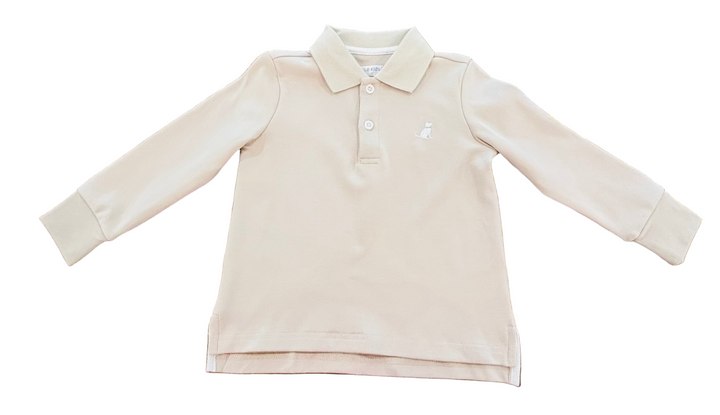Stone Long Sleeve Polo Shirt