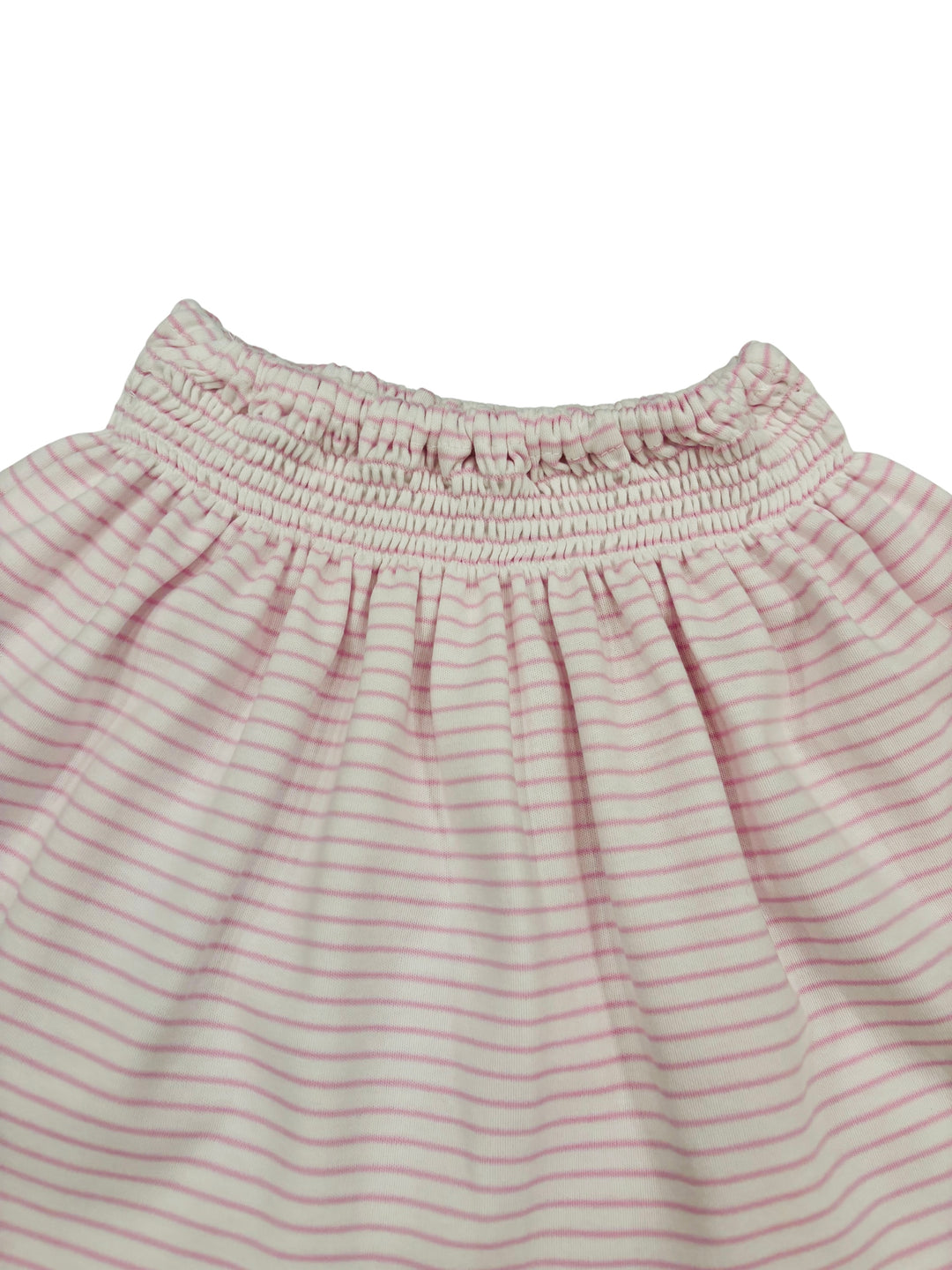 Pink Knit Girls Smocked Skirt