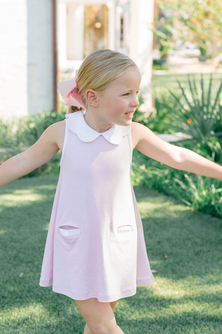 Pink Scalloped Dress