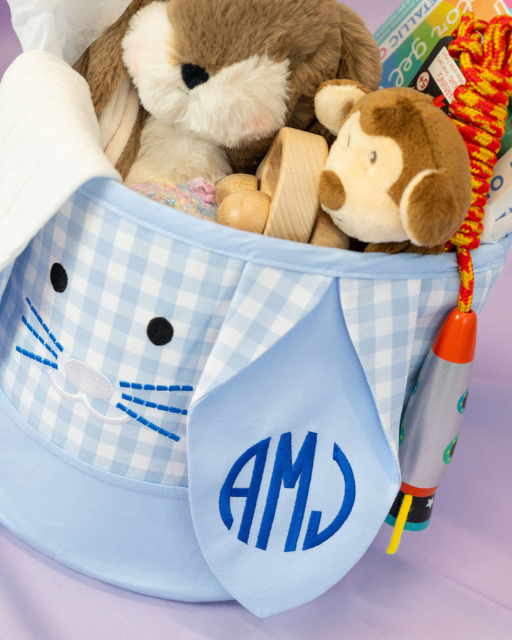 Blue Bunny Easter Basket