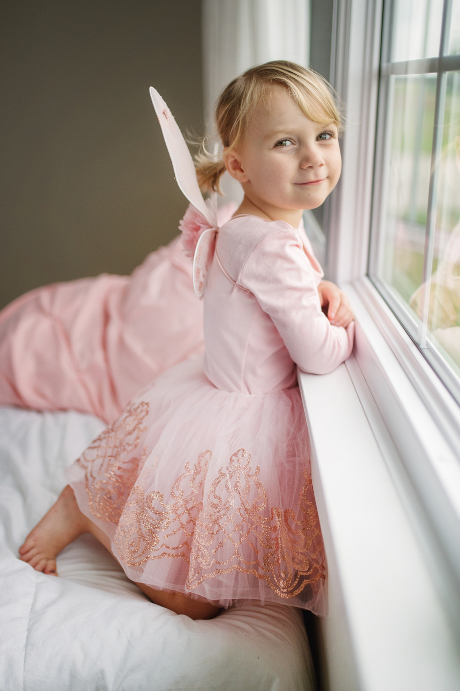 Rose Gold Tutu &amp; Wings Set