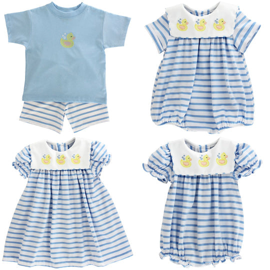 Ducky Days - Girls Knit Infant Bubble