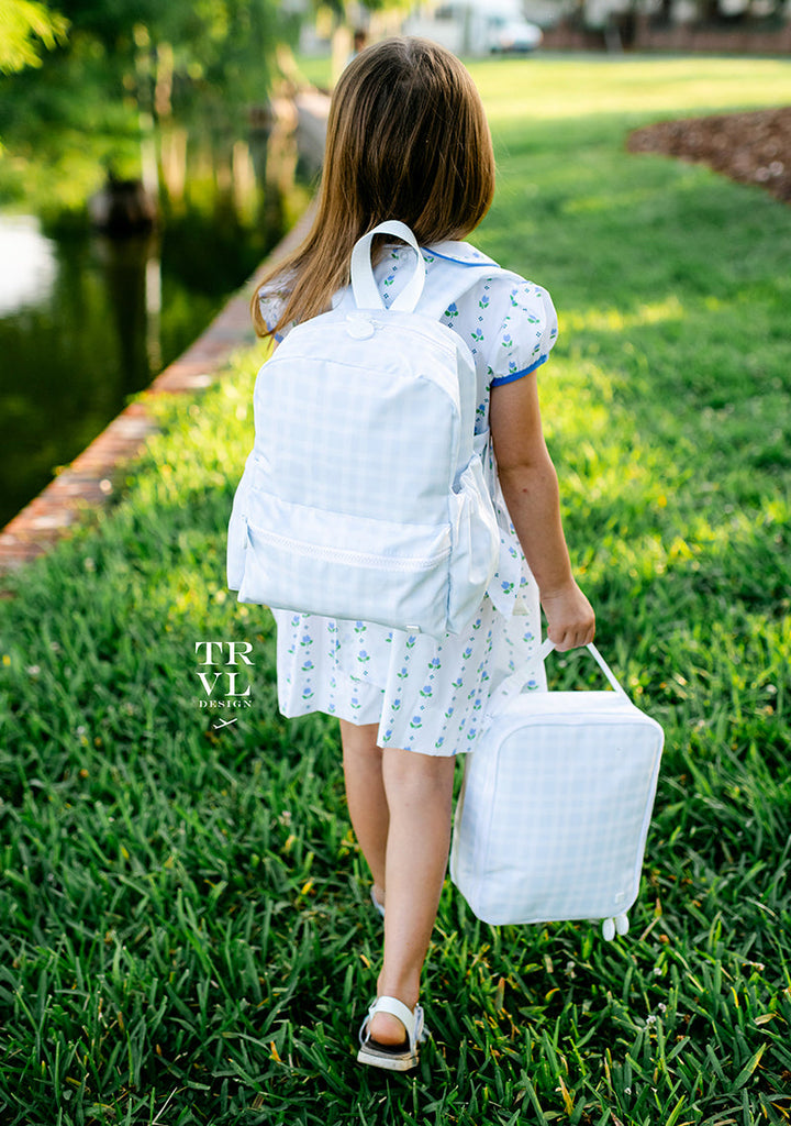 Insulated Lunch Bag - Pimlico Plaid Blue