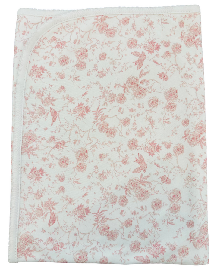 Autumn Garden Pink Blanket