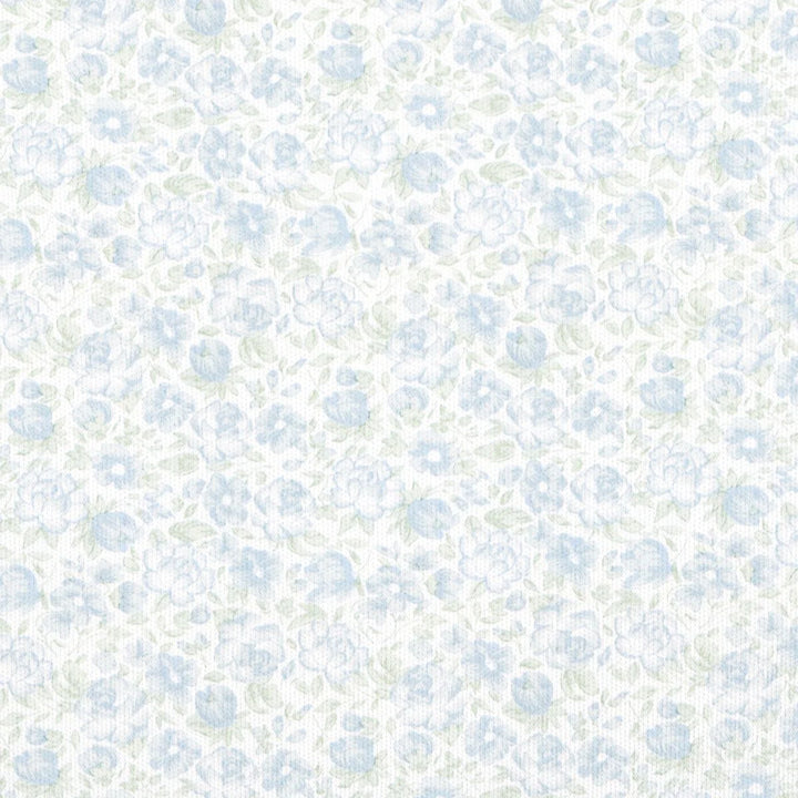 Elegant Blue Florall Footie