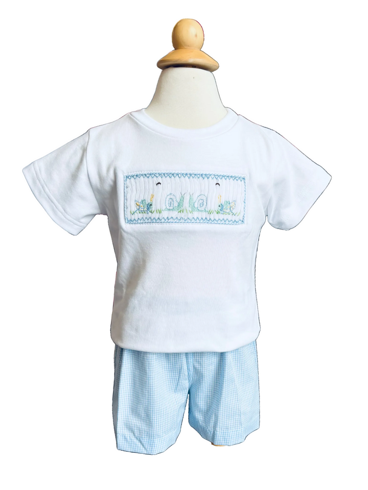 Tom  Smocked Knit Short Set