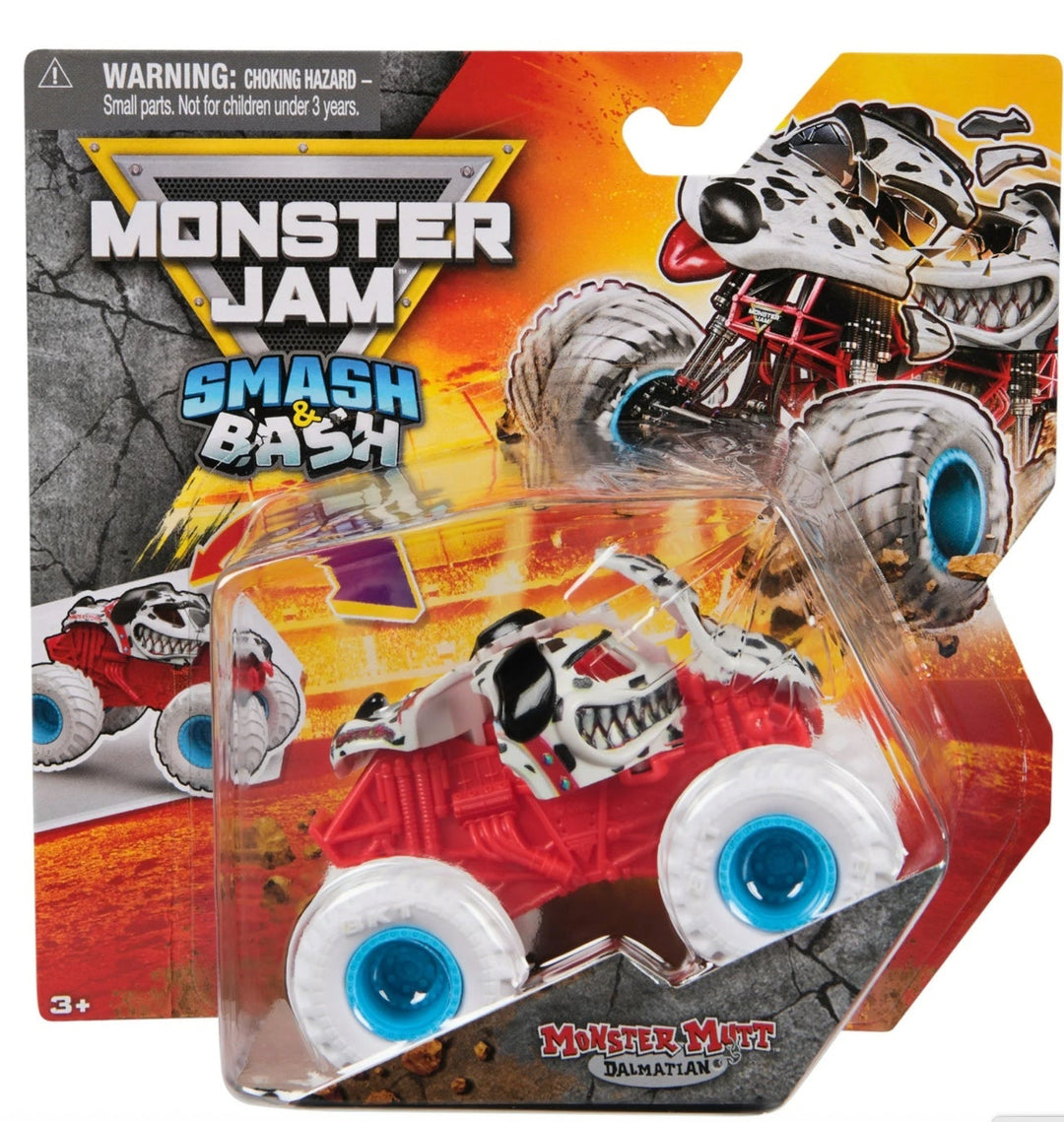 Monster Jam Smash &amp; Bash 1:64 Scale Toy Truck Vehicle (Styles May Vary)