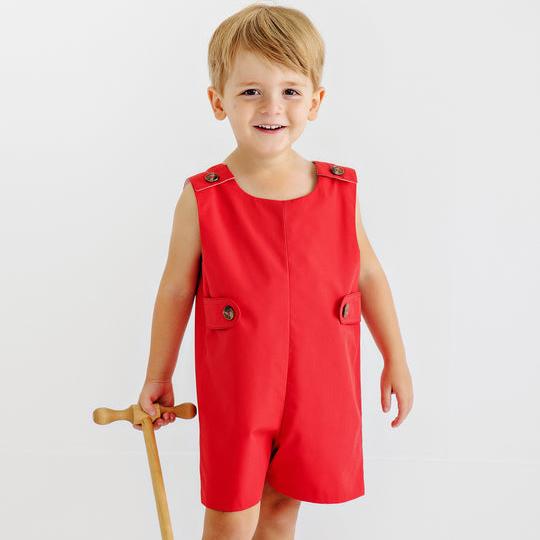 Jack Keene Jon Jon Richmond Red with Tortoise Shell Buttons