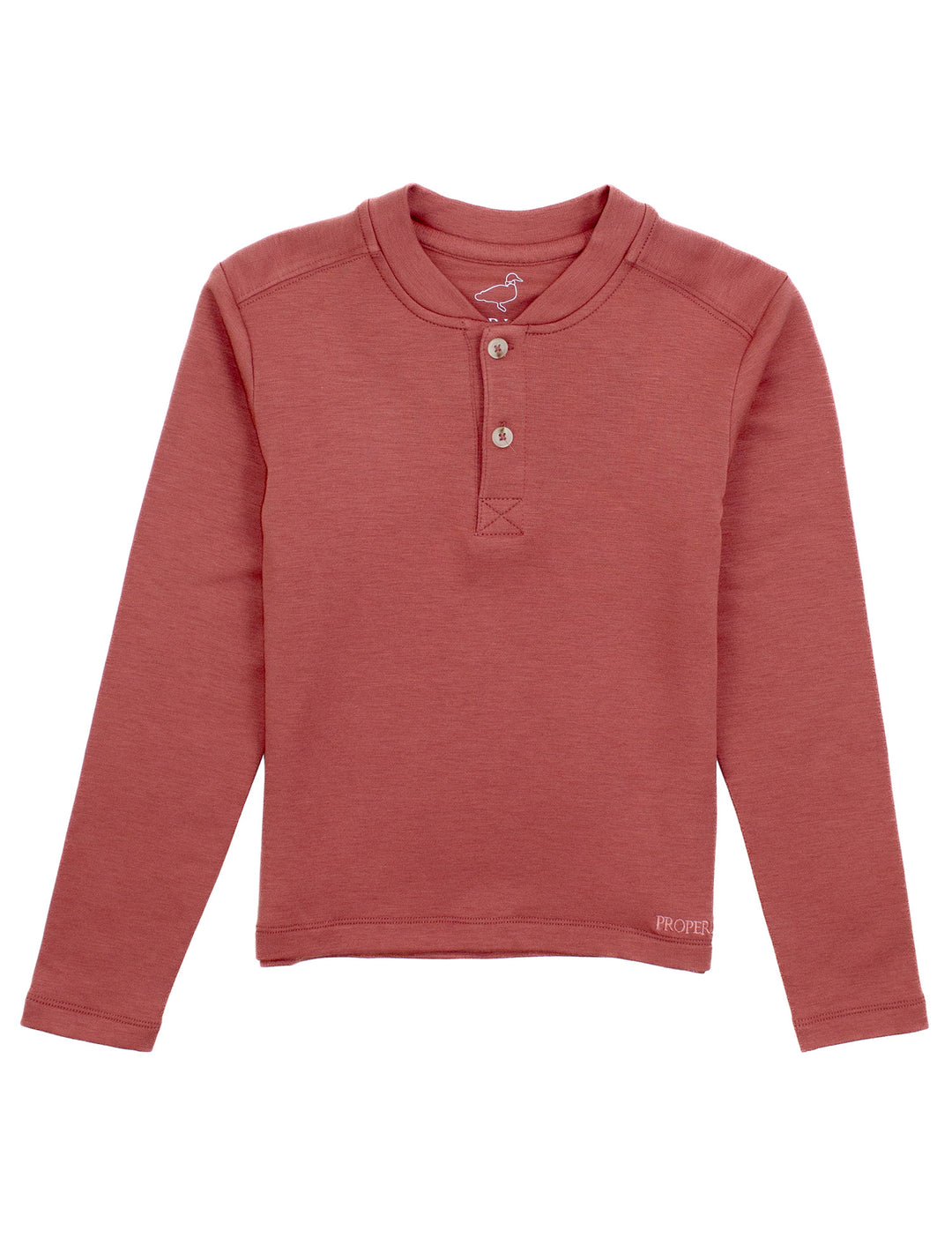 Boys Shoreline Henley Long Sleeve