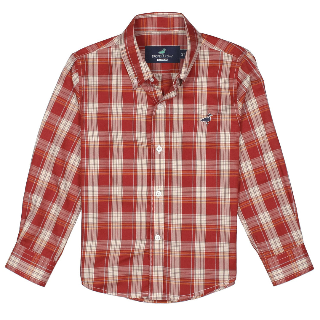 Boys Seasonal Sportshirt Maple