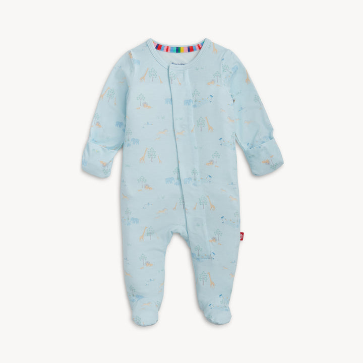 Blue Serene Safari Modal Magnetic Footie