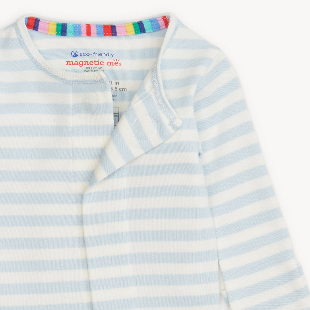 Blue Stripe Magnetic Footie