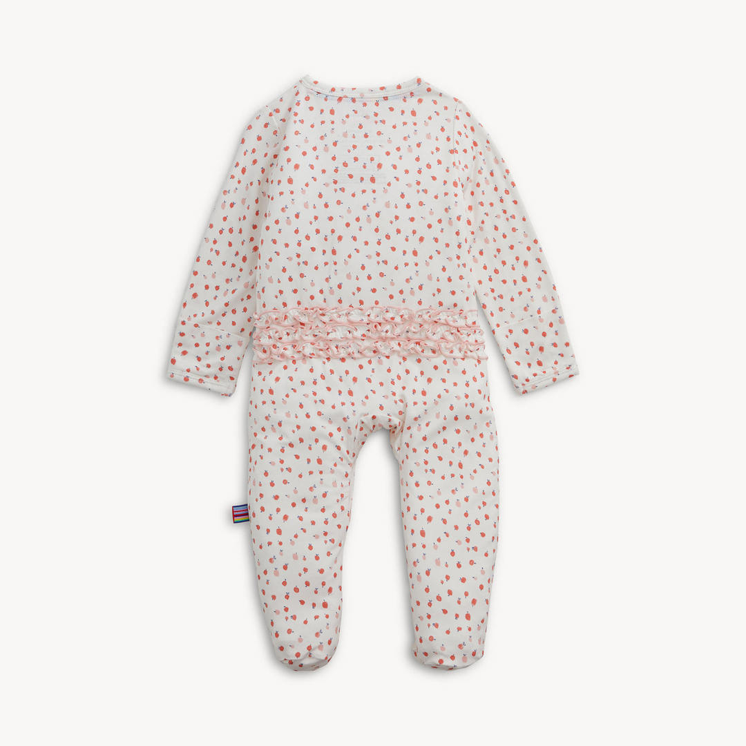 Apple Blossom Modal Magnetic Ruffle Footie