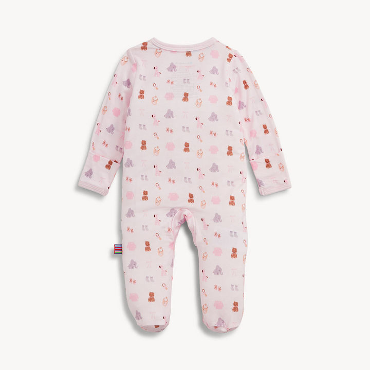 Nursery Nostalgia Pink Modal Magnetic Footie