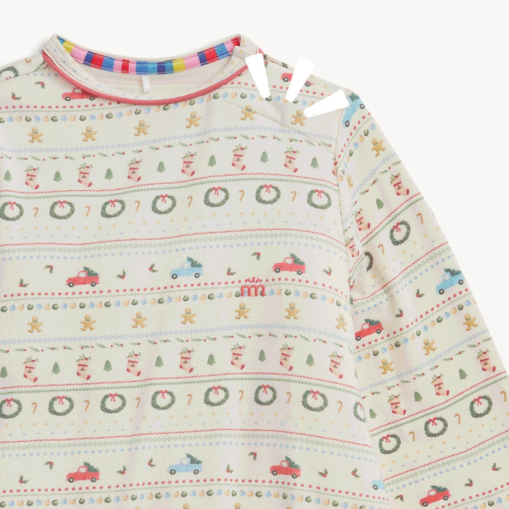 Traditional Christmas RightFit Magnetic Nightgown