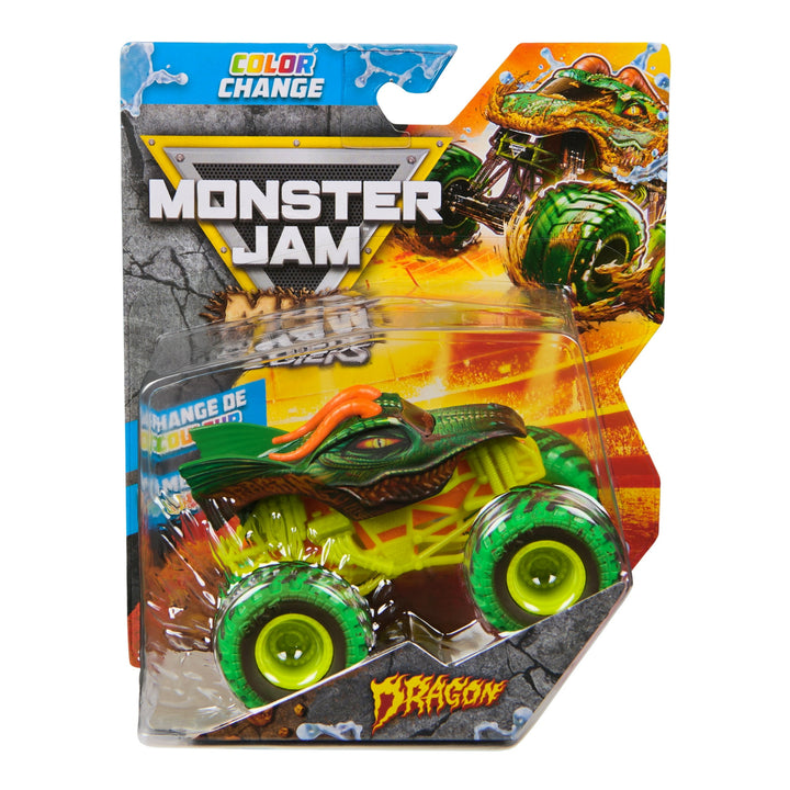 Monster Jam Mud Blasters, Color Change Monster Jam Truck, 1:64 Die Cast